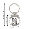 Schipperke, Little Black Devil, Little Captain - Keychain with a Dog, Keychain with a Print, Personalized Pendant from the Art-Dog Brand