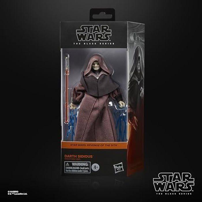 Figurine de collection - star wars - dark sidious - 15 cm - articulations premium - accessoires inclus