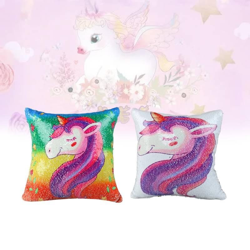 Customizable Cartoon Sequin Cushion Cover For Vibrant Sofa And Car Seat Decoration