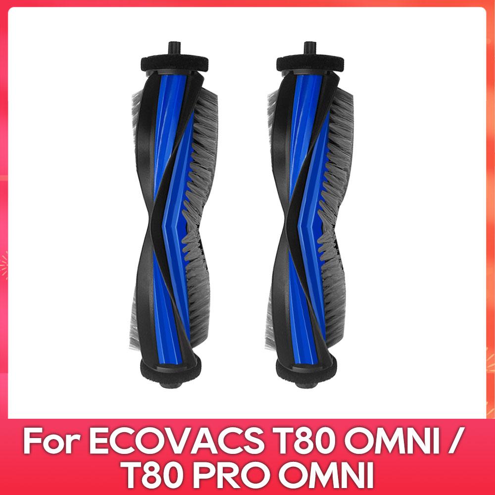 Подходит для ( ECOVACS T80 PRO OMNI / T80 OMNI ) Запчасти для пылесоса Основной ролик Ткань для швабры Боковая щетка Пылесборник HEPA-фильтр Аксессуары
