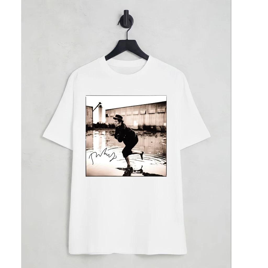 Tom Waits White Music Fan Basic Unisex T-Shirt – Sizes S–5XL