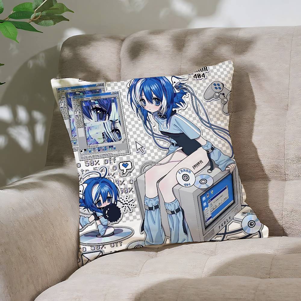 CuteFrutiger Aero Arts Customizable Square Pillowcases Stylish And Soft Perfect For Beds Cars And Sofas