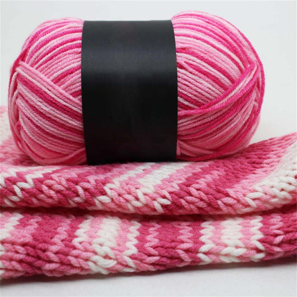 Crochet Yarn Acrylic Soft Yarn Roll of 50g Knitting Yarn for DIY Hand Knitting Weaving Bags Hat Clothes DIY Crafts