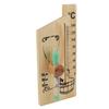 Sauna Thermometer Hourglass 15 Minute Sand Timer Golden Wood 0 To 140 Celsius Degree Temperature
