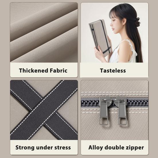 Сумка для хранения одеяла с легкой застежкой-молнией, прочными ручками, усиленной износостойкой конструкцией, водонепроницаемая, для переезда