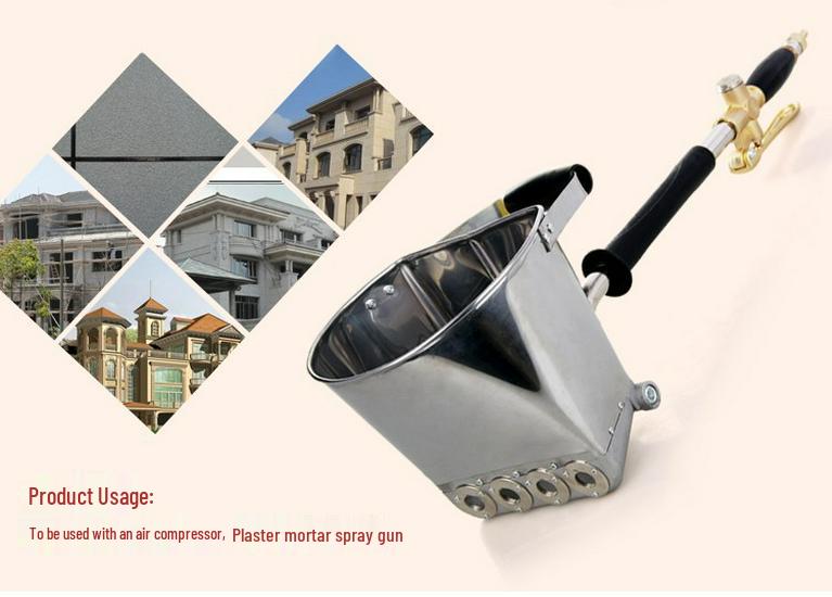 Multi-functional Cement Mortar Sprayer: Indoor/Outdoor Wall Plastering & Grouting Machine