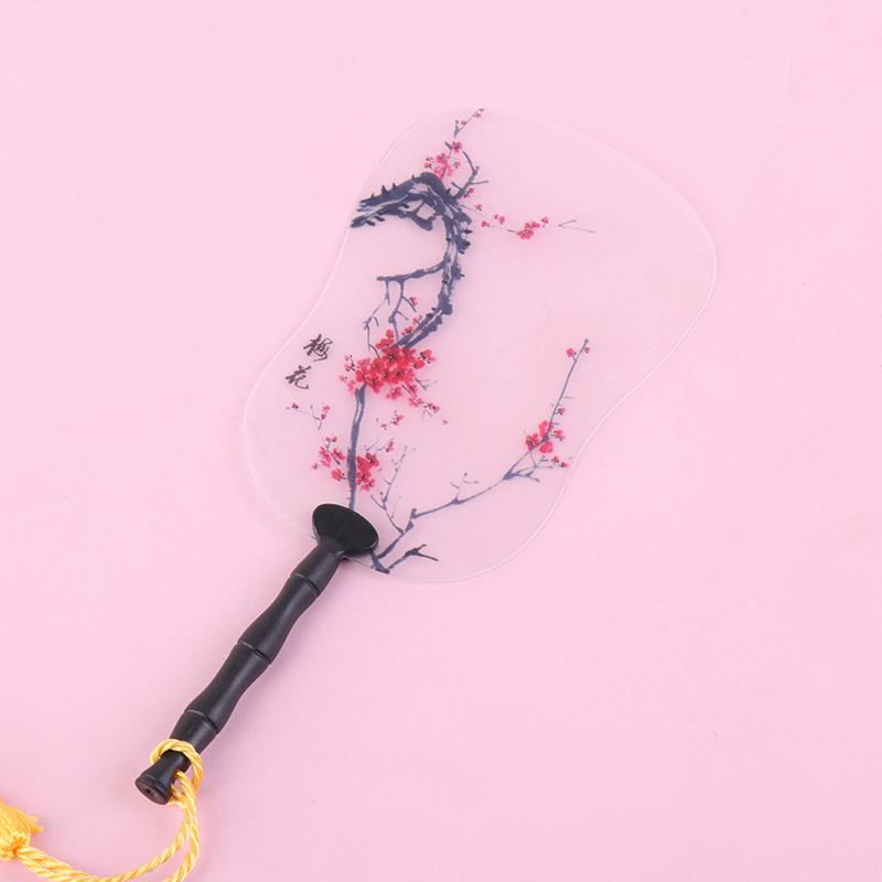 2Pcs 1:12 Dollhouse Miniture Simulation Palm-Leaf Fan Model Toy Home Decoration Accessories