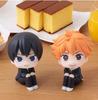 10 см 2 шт. Аниме Haikyuu Фигурка Хинаты Сёё Кагэямы Тобио Набор Фигурка Кукла Игрушка Машина Каваи Декорация Модель Игрушки Подарок ПВХ Безопасно для Детей