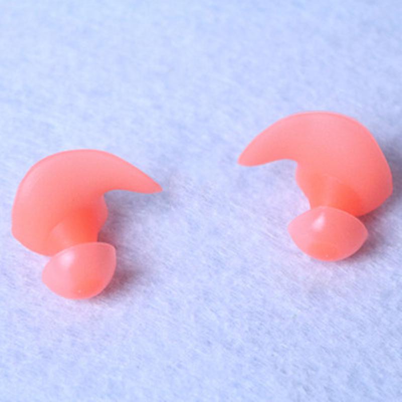 1 Pair Soft Environmental Silicone Spiral Waterproof Dust-Proof Earplugs Water Sports Swim Accessories