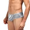 Men Solid Color Low Rise Sexy U Convex Bulge Pouch T-Back Thong Briefs