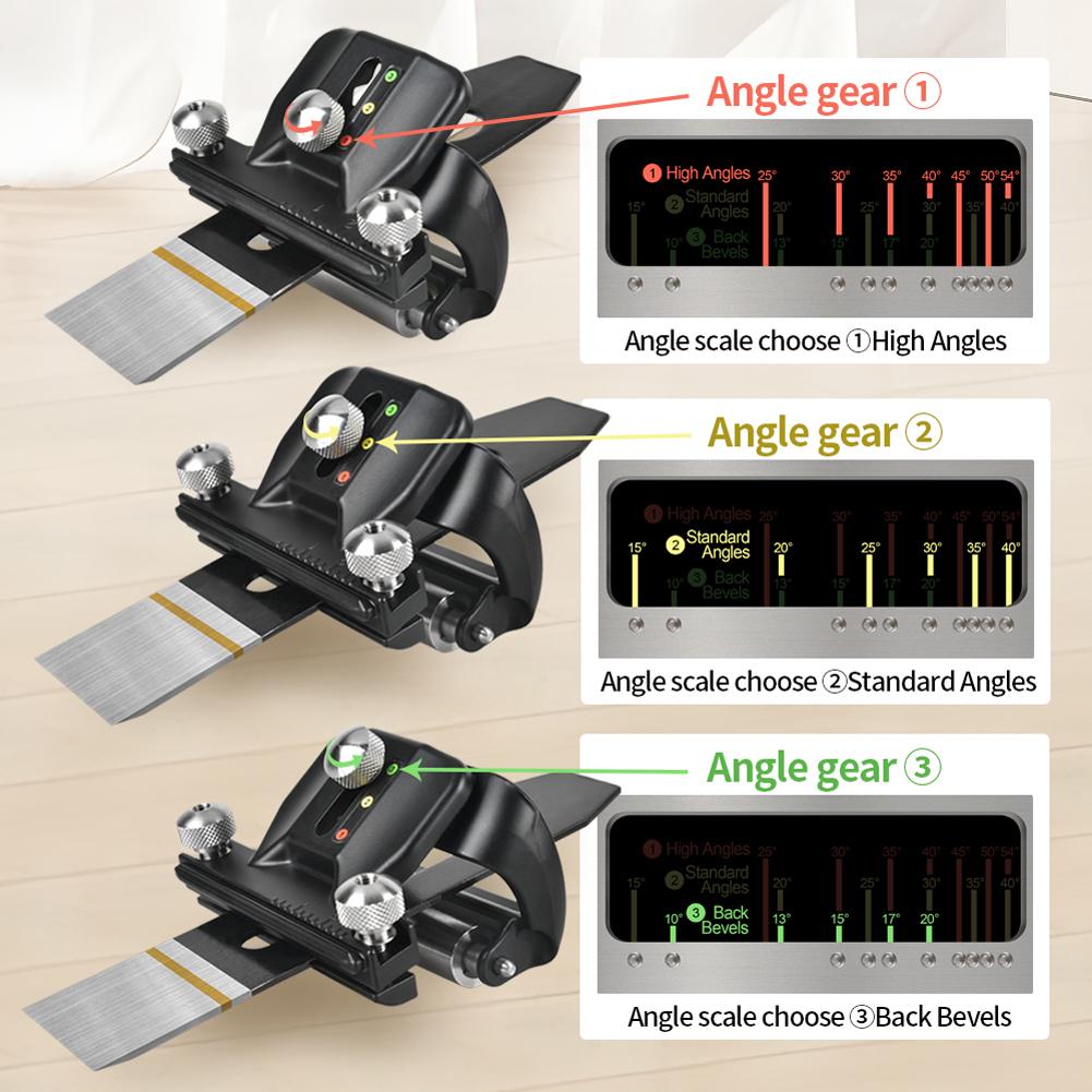 Точный фиксированный угол заточки ручная точилка регулируемый угол шлифовальный инструмент для деревообработки