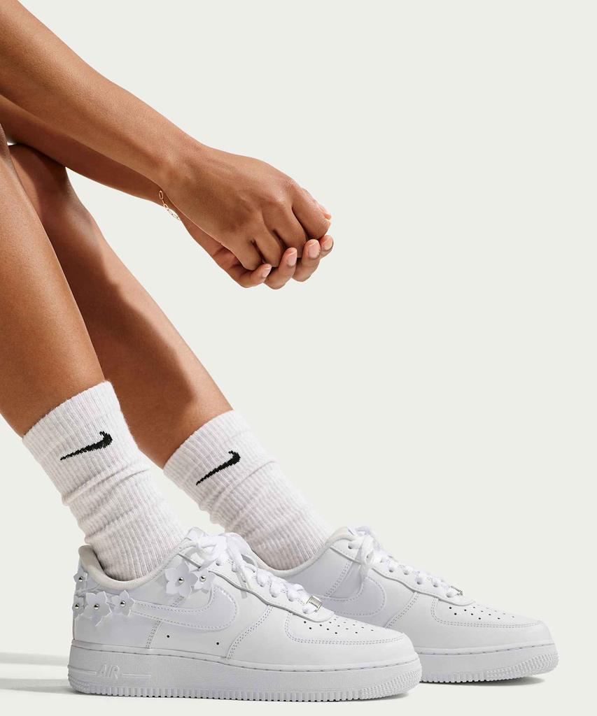 Nike Air Force 1 07 Floret W - White:Wolf Grey:Metallic Silver:White / Ir8637-100