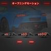 VLAND LED Taillights with Flowing Turn Signals and Opening Motion for Toyota GR Supra of Smoked and Compatible with Toyota GR Supra 5th Gen J29/DB