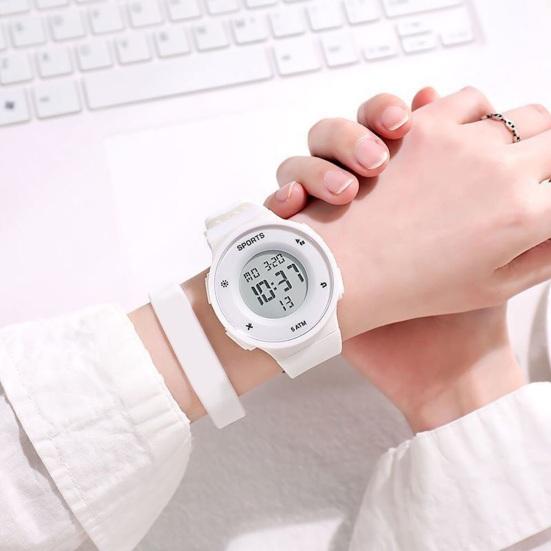 Мужские цифровые часы, водонепроницаемые, противоударные, с силиконовым ремешком, спортивные часы для подростков, студентов, активного отдыха