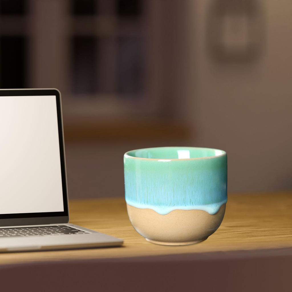 Ceramic Cups Porcelian Tea Set 150ml,Yerba Mate Teacup for Tea Water Cappuccino