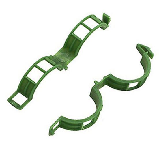 50/100 шт. зажимы для растений, простые в использовании пластиковые зажимы для поддержки растений, прозрачные зажимы для томатов, полый дизайн, зажим для поддержки стебля