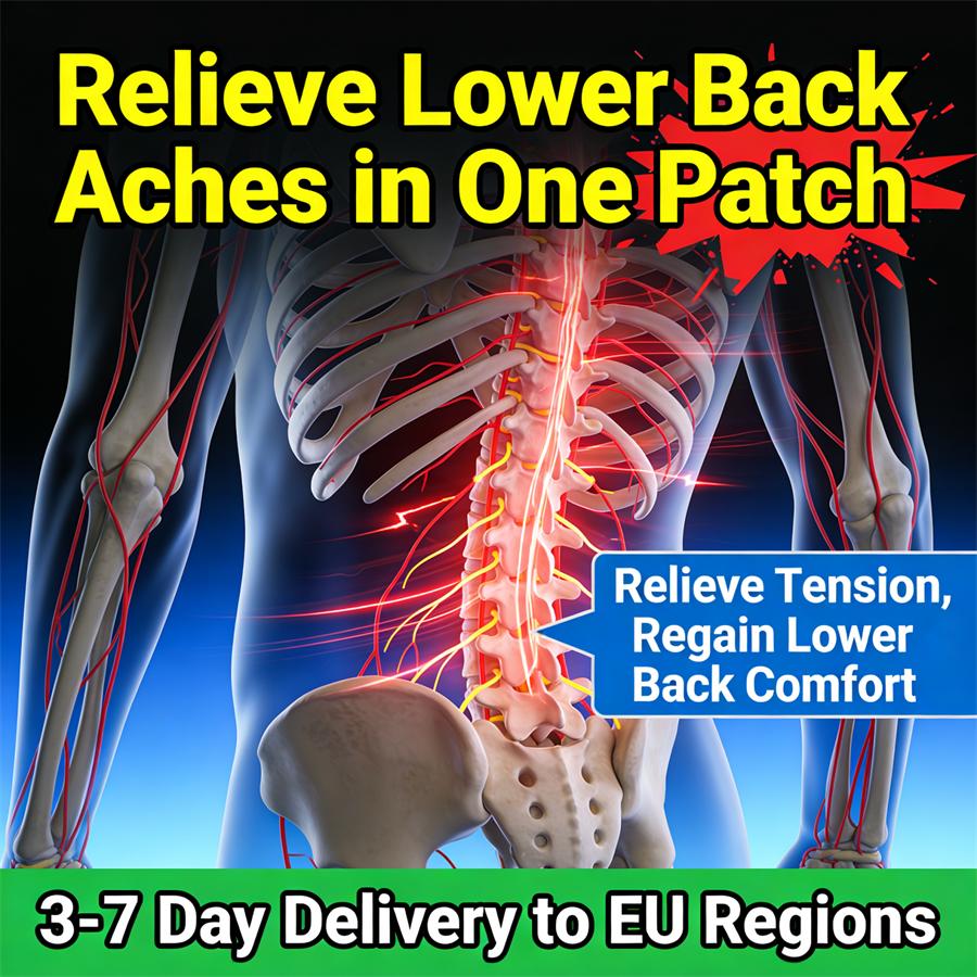 Поясничный пластырь с тигровым рисунком – Мягкое облегчение при ежедневной скованности, безопасен для кожи, 12 пластырей/коробка