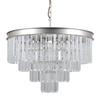 Lampa wisząca Verdes PND-44372-8A-SLVR-BRW Italux