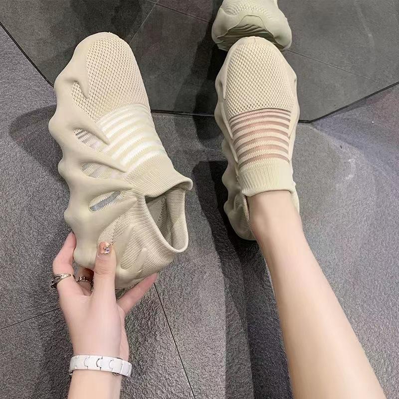 Осьминог Кокосовая обувь Женская Кампус Лето Новая Сетка Тонкая Дышащая Вулкан Беговые Спортивные Кроссовки