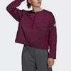 Adidas ZNE Стеганая куртка Повседневная спортивная верхняя одежда Женская верхняя одежда Бордовый FS2434