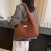 Niche Simple And Versatile Shoulder Bag Commute To Work Autumn And Winter Trend Fashion Cotton Clothes Tote Bag