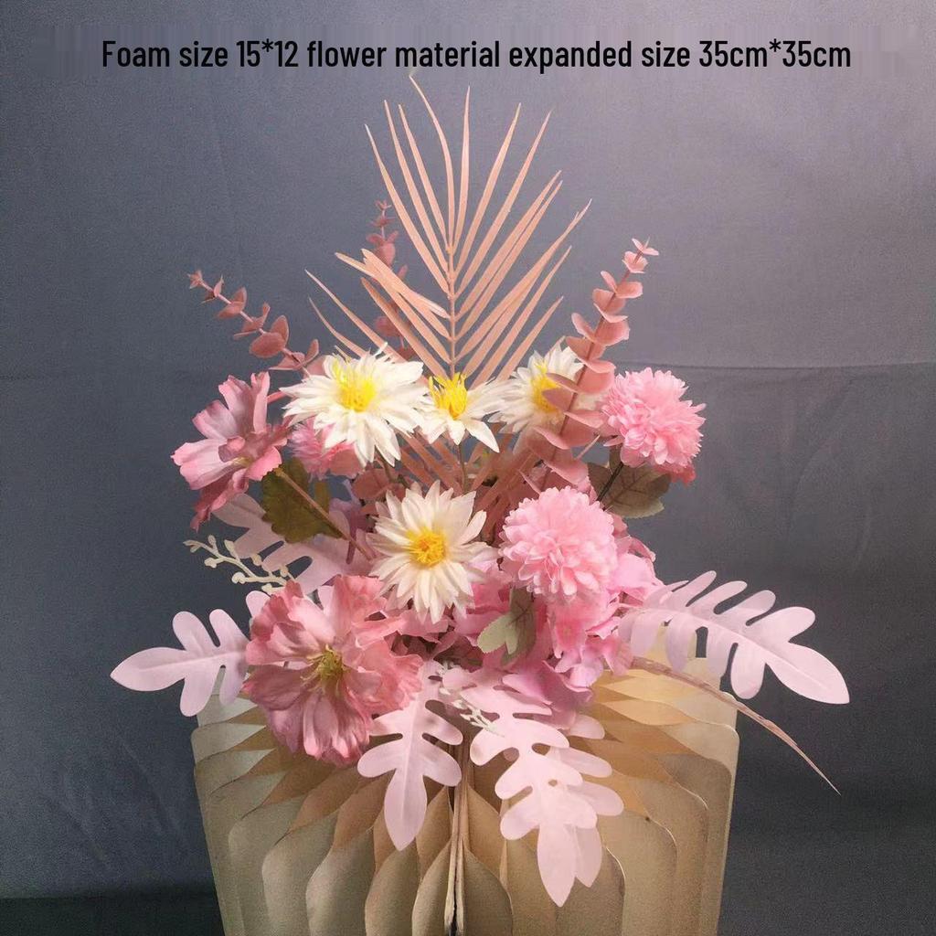 Большой набор для украшения свадебной дорожки и Т-сцены из шелковых цветов