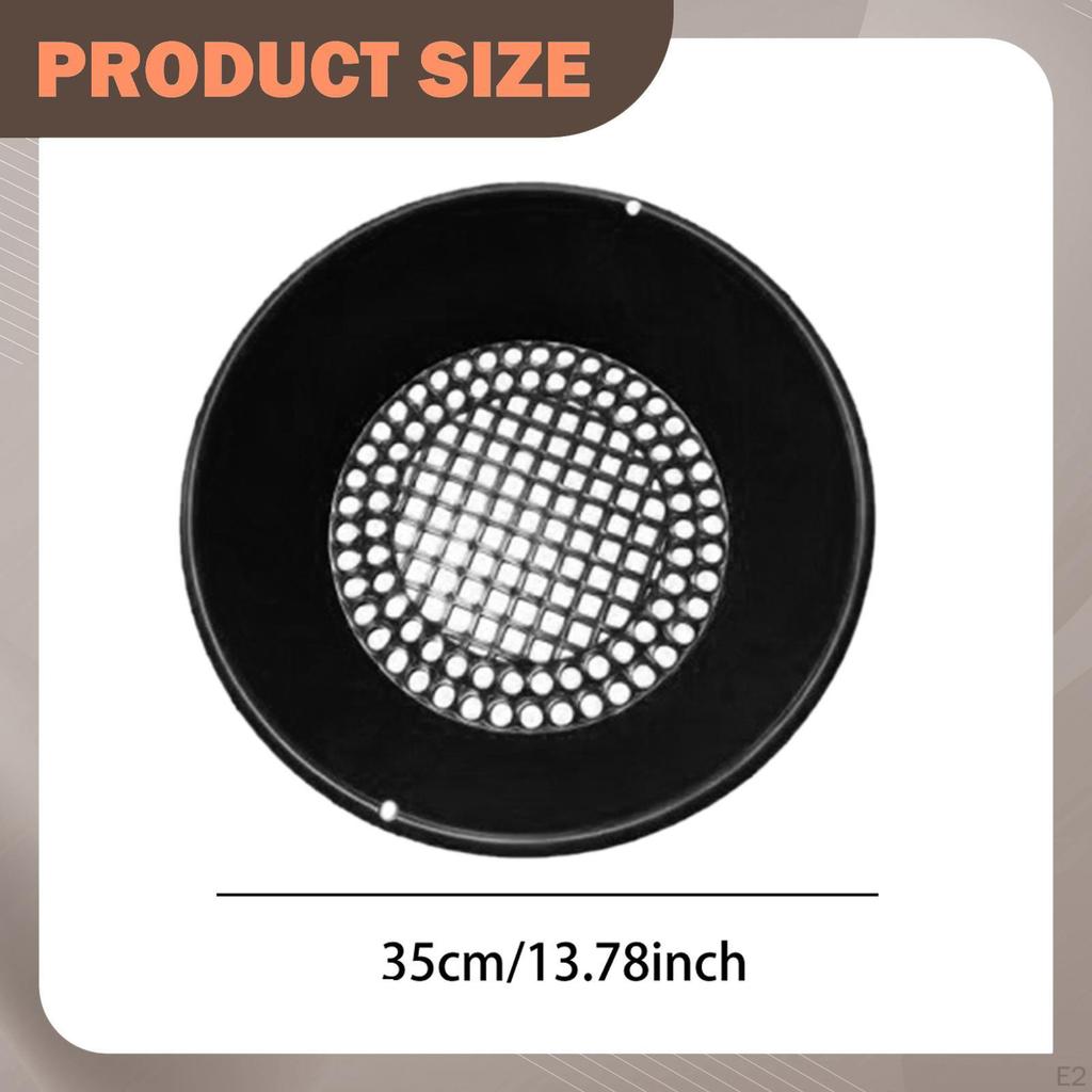 Классификатор-сито для просеивания золота 13,78 дюйма Портативный, простой в использовании Сито для промывки Оборудование для добычи полезных ископаемых для