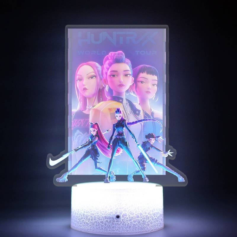 Kpop Demon Hunters Led Light With Touch Control For Home Decor And Gift Ideas