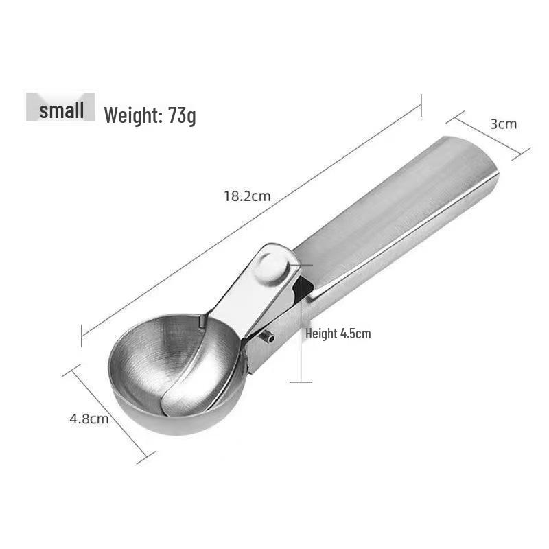 Ложка для мороженого - Нержавеющая сталь, Фруктовый балер и Ложка для арбуза для домашнего использования