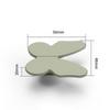 Zinc Alloy Butterfly Shape Door Pulls Butterfly Shape Single Hole Drawer Knobs  Cabinet