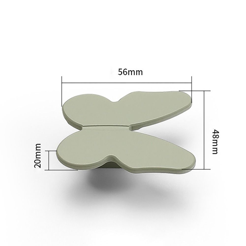Zinc Alloy Butterfly Shape Door Pulls Butterfly Shape Single Hole Drawer Knobs  Cabinet