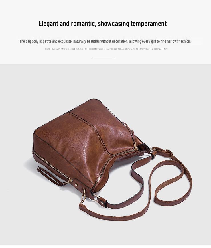 2024 Women's Crossbody Hobo Bag – New Korean-Style Handbag & Large Tote