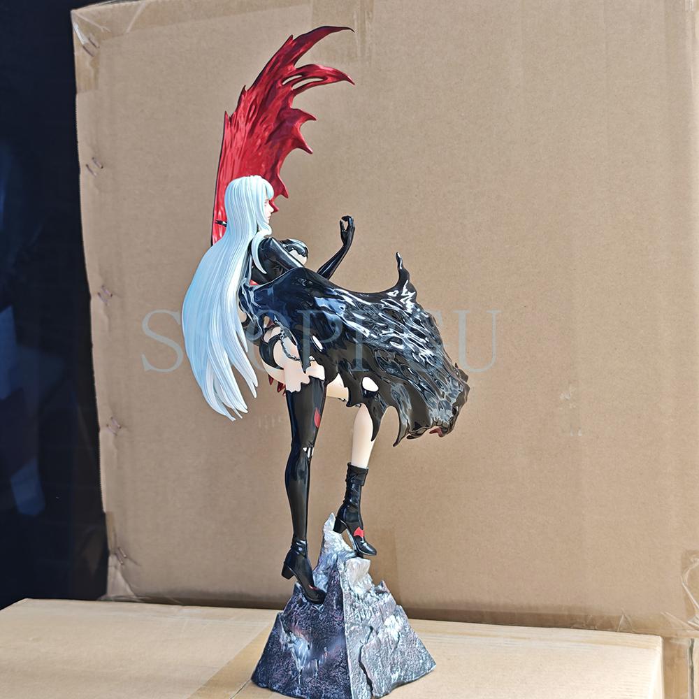 Lady Devimon Figure Devil Digimon Angewomon 45cm Animation POLYVINYL CHLORIDE Action Figure Plaything Desk Decoration Game Statue Collector Miniature
