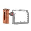 Adjustable Wooden Camera Cage Handle Left/Right Side Hand Grip 3/8 Inch Screw ARRI-Style Mount with