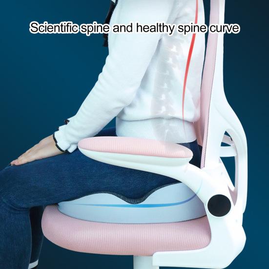 Эргономичная подушка для ягодиц, подушка для сиденья от геморроя, не забитая, смягчающая давление на копчик, пена с эффектом памяти