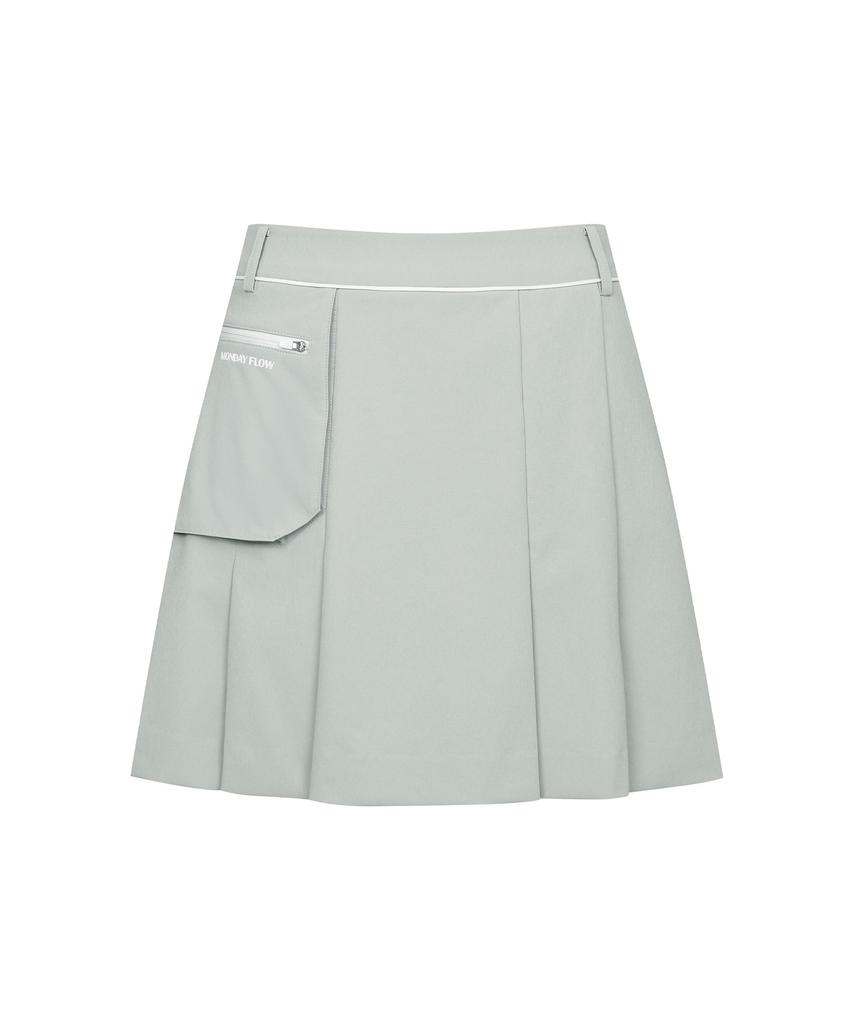 Monday Flow Light Comfy Skirt_Light Gray