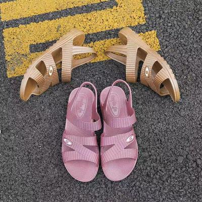 Женские легкие нескользящие дышащие ПВХ сандалии: Идеально для летней верхней одежды