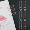 1,1 дюйма 100 шт. Скрепки для бумаги Защита от ржавчины Повышенное сопротивление скольжению Портативные металлические скрепки для ежедневного использования