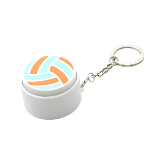 Keychain Pendant 3D Printing Precision Texture Football Basketball Tennis Sport Themed Key Chain Stress Relief
