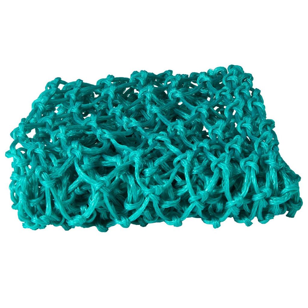 Hay Nets for Horses, 4PCS, 0.9 m Extended Length, 38 x 38 mm Holes, PE Material, with Four Carabiner Hooks, Hanging Slow Feed Hay Nets for Horses,