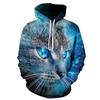 Girl 3D Printing Women Hoodies Cat Animal Series Pullover Animals Long Sleeve Hoodies Girls Tops Man Sweatshirts