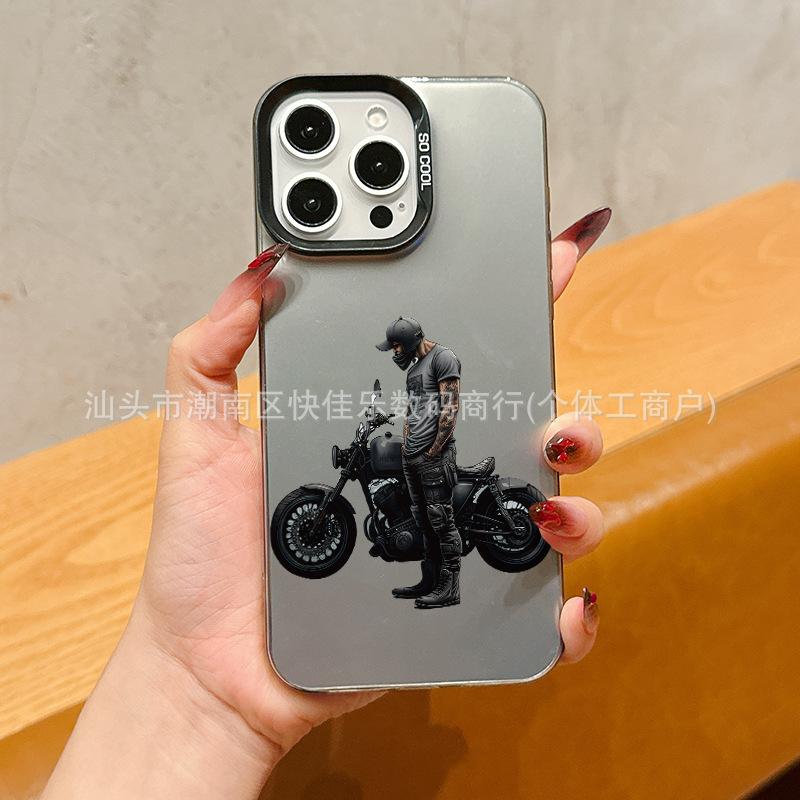 Мальчик-машинист для чехла на мобильный телефон iPhone16 Pro Apple 11/12/13/14/15/17 PROMAX жесткий чехол