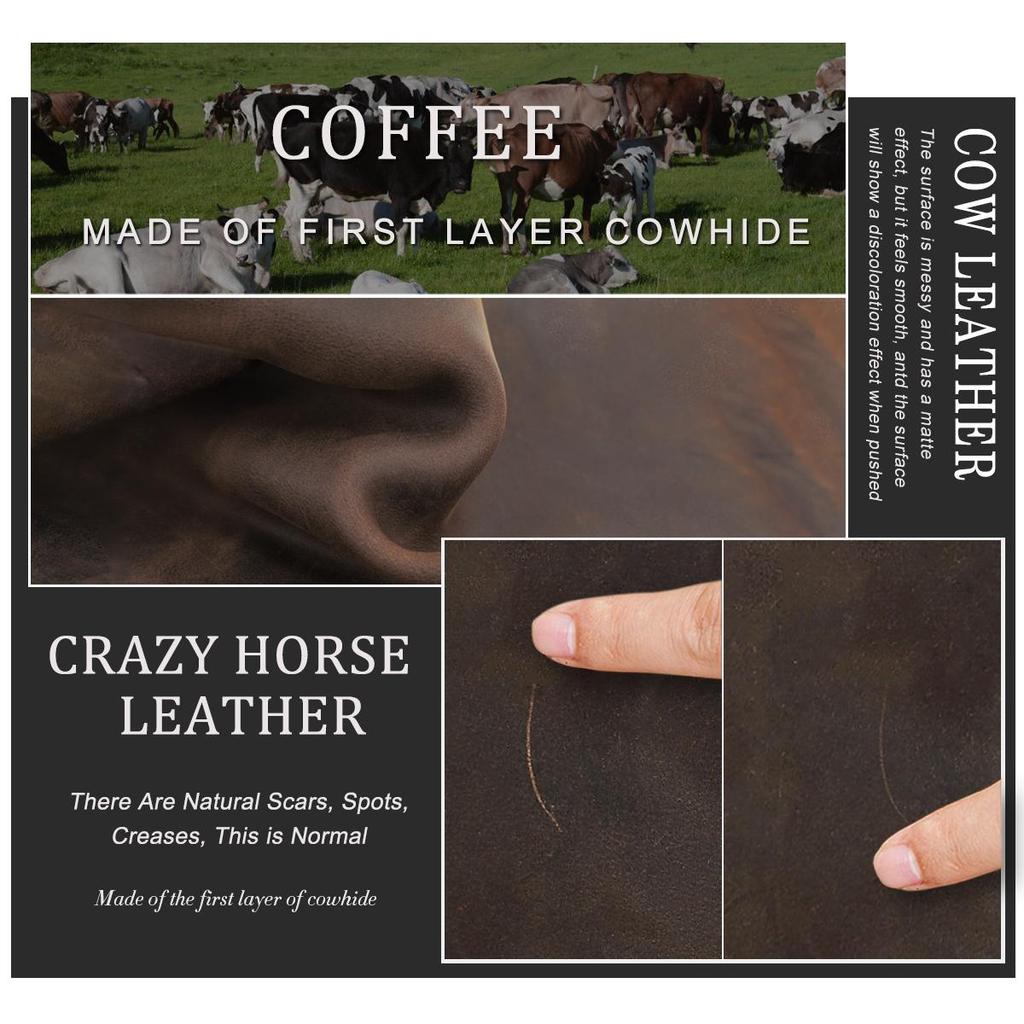 Genuine Leather Men Small Shoulder Bag Vintage Crossbody Messenger Bag With Phone And Card Holder Handbag