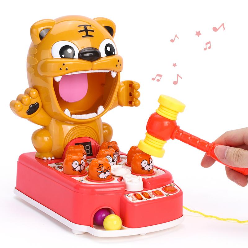 Детские ударные игрушки, легкая музыка, игрушки Whac-A-Mole, многофункциональная игра, ударная игра, образовательная интерактивная настольная игра-головоломка
