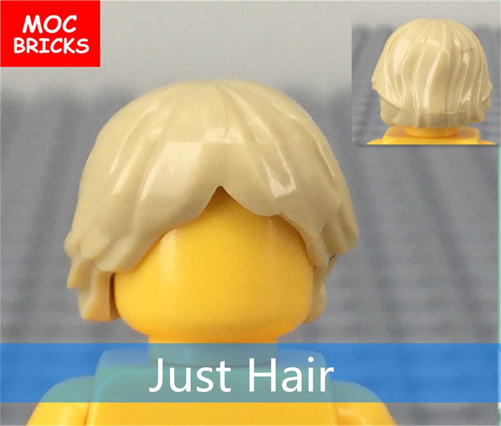 10 шт./лот Детали MOC Мужские прически Фигурка Игрушка Детские развивающие строительные блоки Собранные игрушки