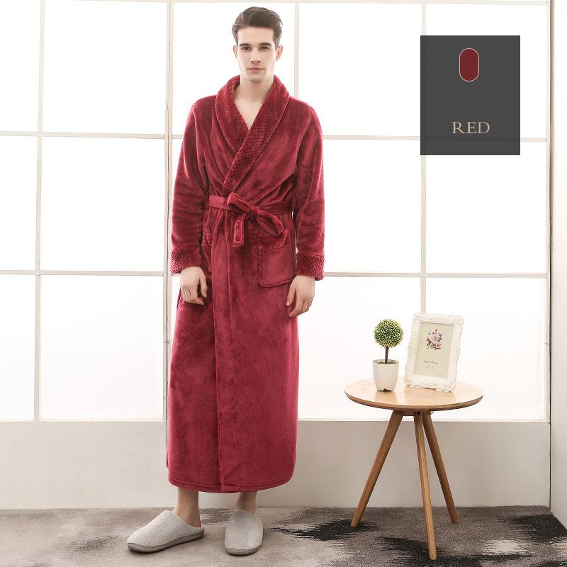 Халаты для отдыха, удобные и элегантные, сращивающиеся, мочалки, парные халаты, длинные, утолщенные, большого размера, банные халаты, пижамы, простые, осень и зима