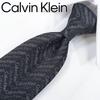 Calvin Klein Узкий галстук CK6 (ширина 7 см) Черный/Серый [Б/У]