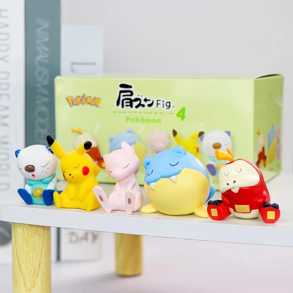 In Stock Full Series Anime Figures Toy Set Shoulder On Shoulder Kawaii Pvc Action Figure Desktop Decor Surprise Gifts