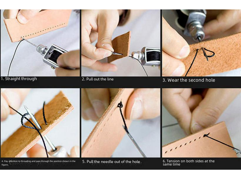 Leather Hand Sewing Machine Craft Tool for DIY Leather Art and Carving