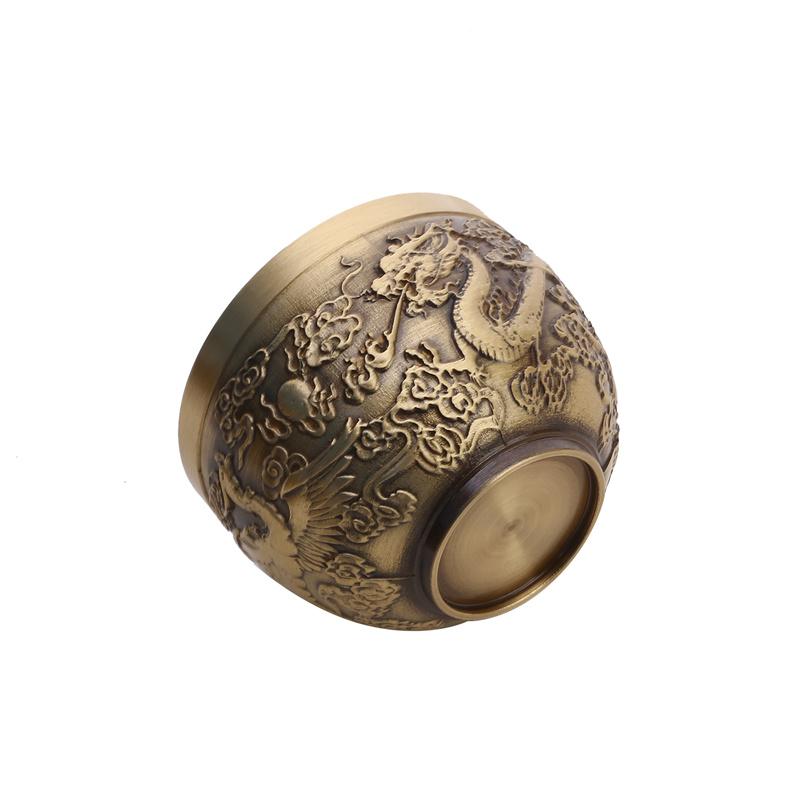 Латунная банка, приглашение для богатства, настольный маленький орнамент, украшение для исследования, подарок, аксессуары для дома